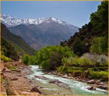 Atlas mountains excursion to Ourika valley